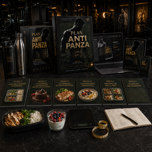 💪 Plan Anti Panza: Reducí la Panza y Bajá 3 kg por Mes con un Sistema simple + 6 bonos de regalo 🎁